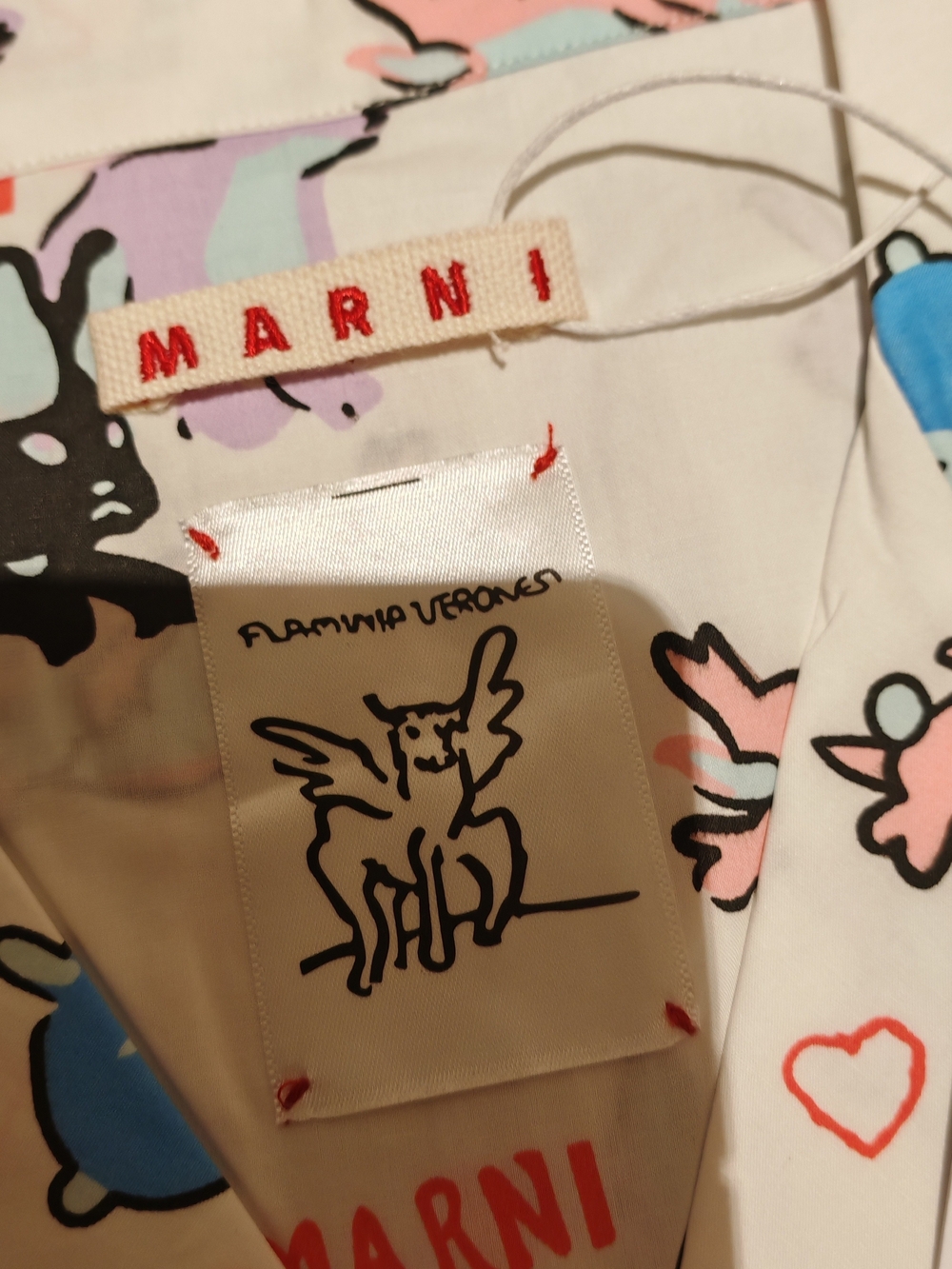 Marni Rabbit Print Shirt - Picture 9 of 12